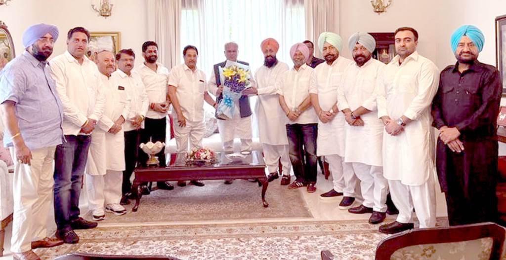 Channi faction absent at Punjab incharge Baghels welcome Pratap Bajwa welcomed him separately